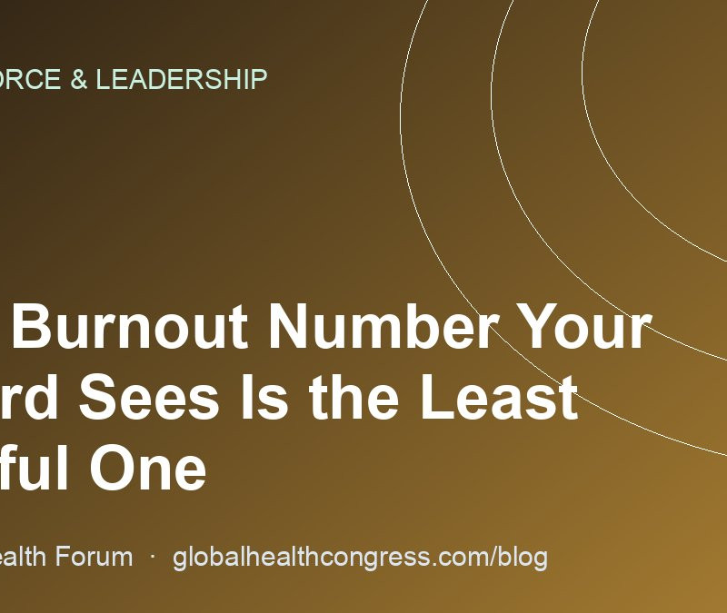The Burnout Number Your Board Sees Is the Least Useful One