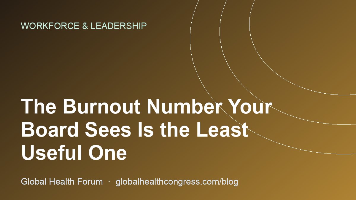 The Burnout Number Your Board Sees Is the Least Useful One