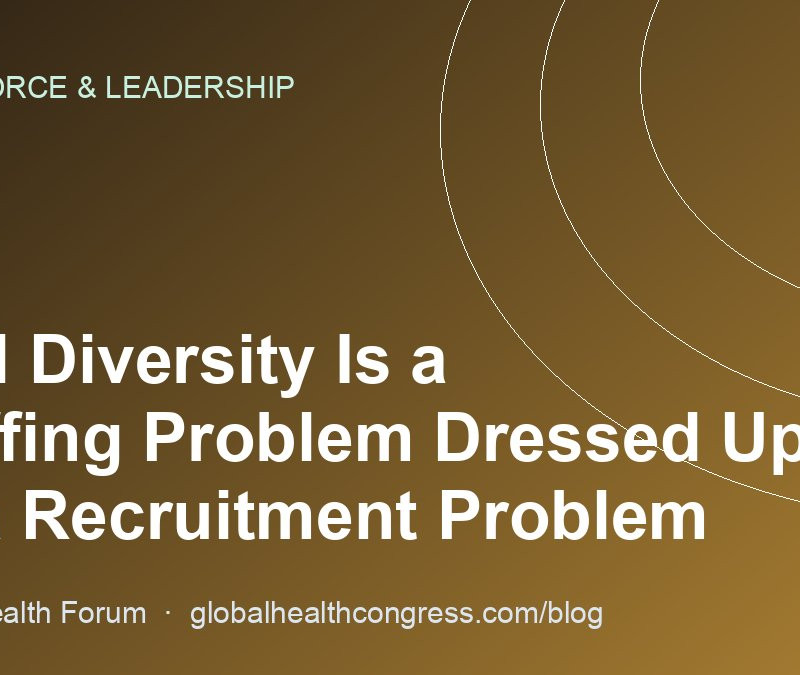 Trial Diversity Is a Staffing Problem Dressed Up as a Recruitment Problem