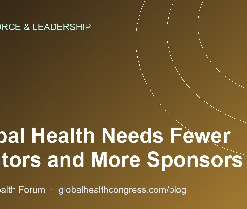 Global Health Needs Fewer Mentors and More Sponsors