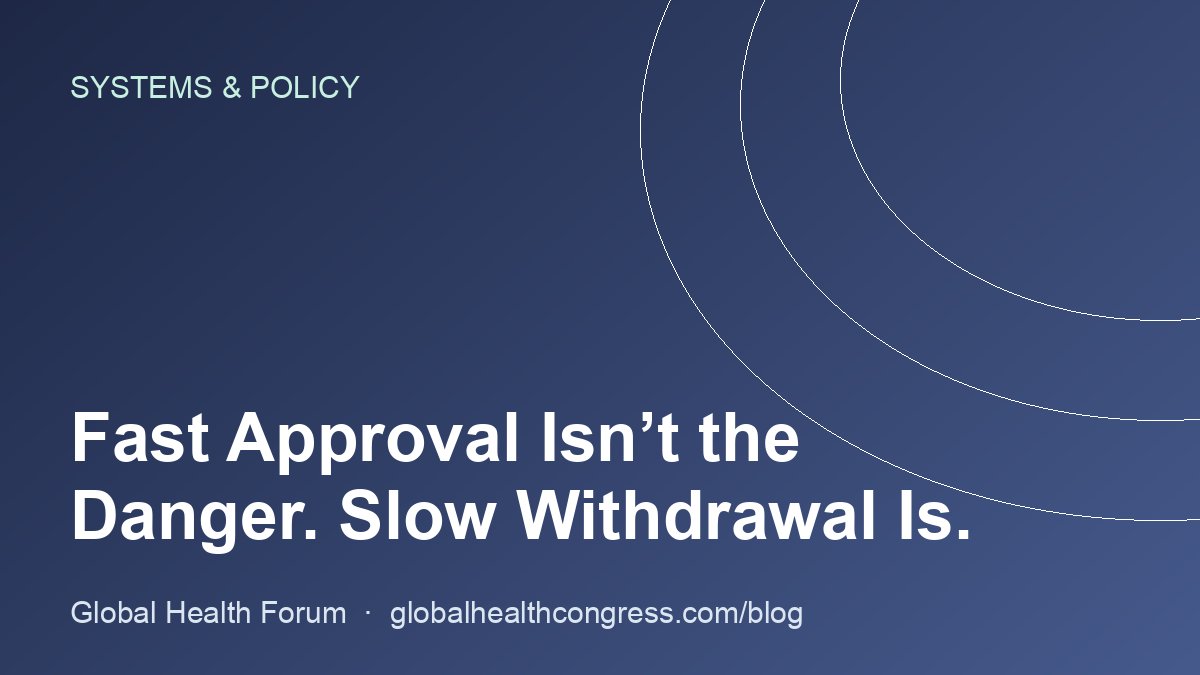 Fast Approval Isn’t the Danger. Slow Withdrawal Is.