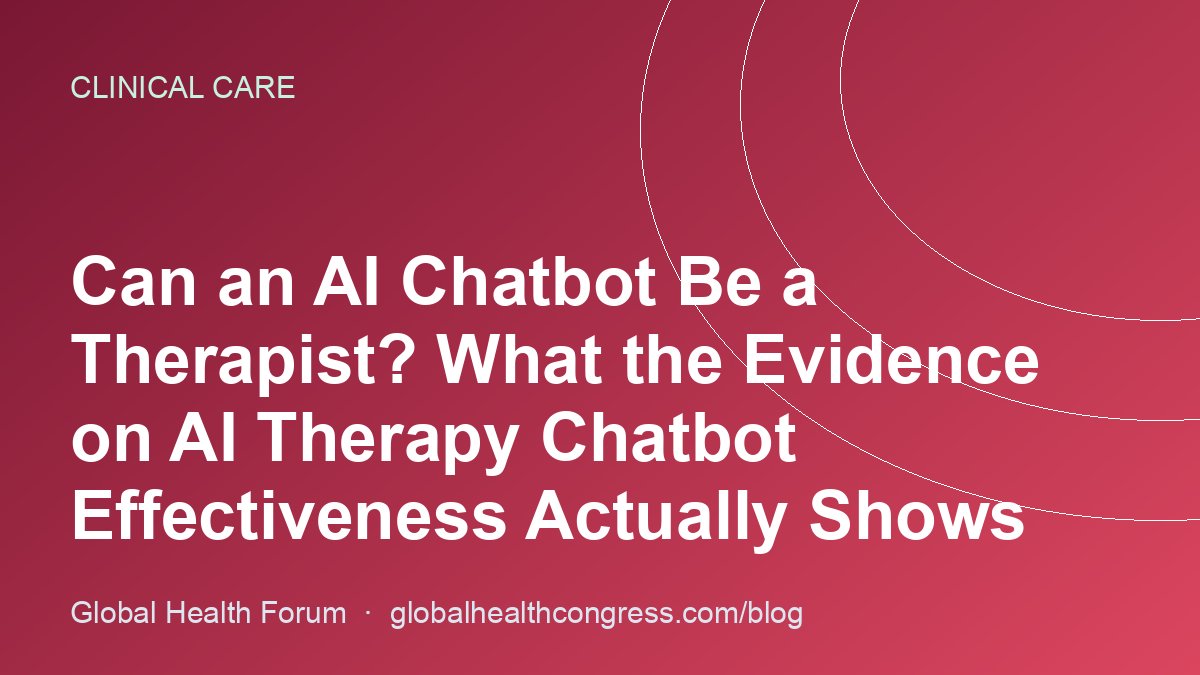 Can an AI Chatbot Be a Therapist? What the Evidence on AI Therapy Chatbot Effectiveness Actually Shows