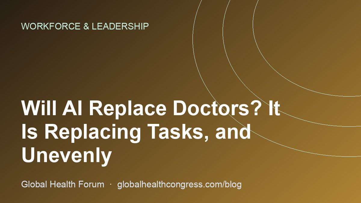 Will AI Replace Doctors? It Is Replacing Tasks, and Unevenly