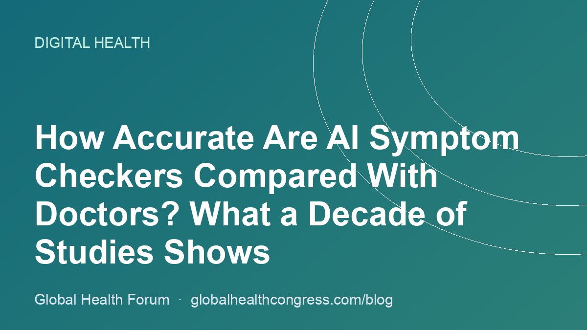 How Accurate Are AI Symptom Checkers Compared With Doctors? What a Decade of Studies Shows