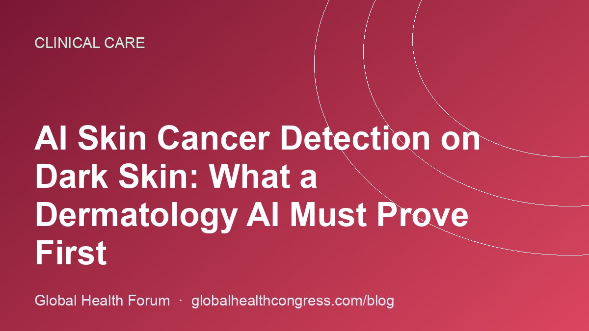 AI Skin Cancer Detection on Dark Skin: What a Dermatology AI Must Prove First