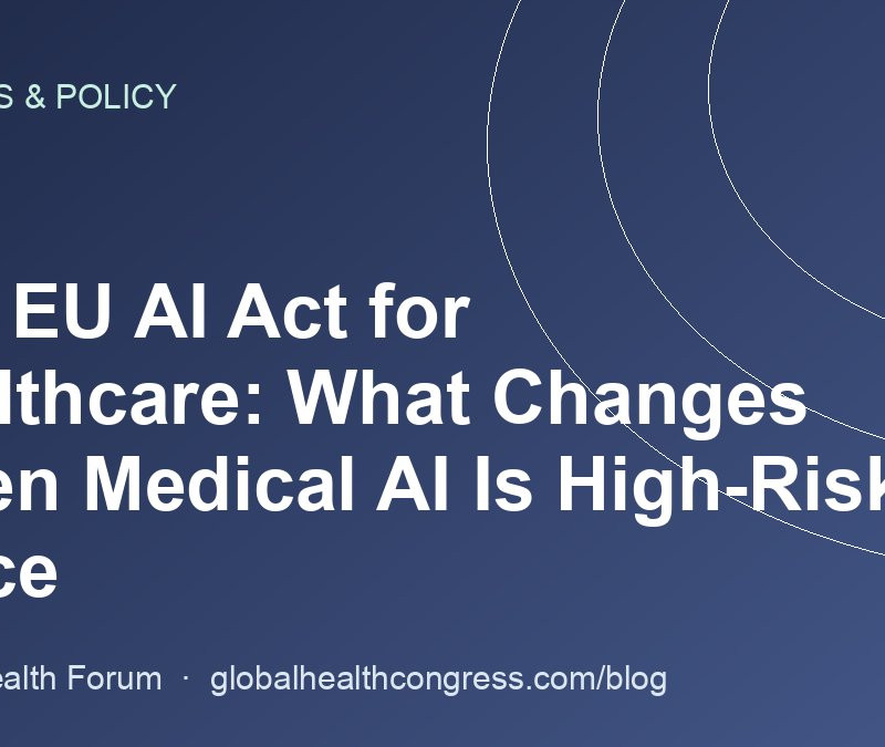 The EU AI Act for Healthcare: What Changes When Medical AI Is High-Risk Twice