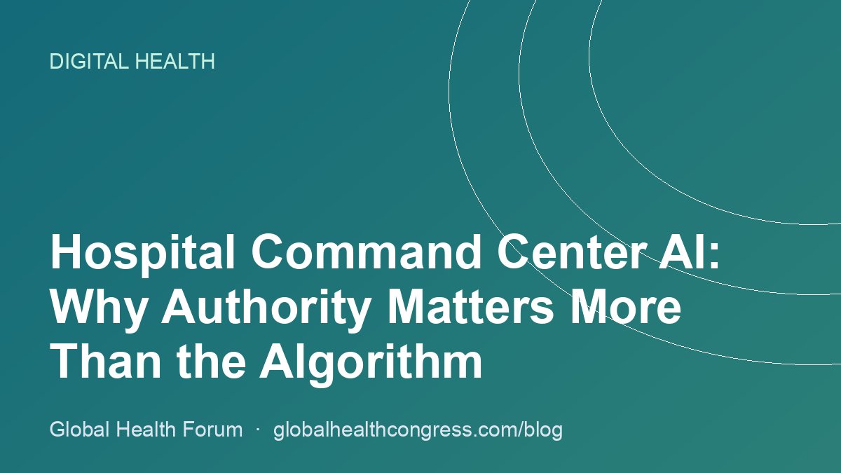 Hospital Command Center AI: Why Authority Matters More Than the Algorithm