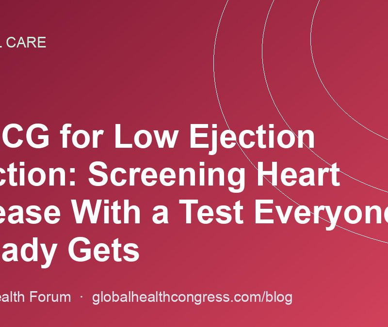 AI ECG for Low Ejection Fraction: Screening Heart Disease With a Test Everyone Already Gets