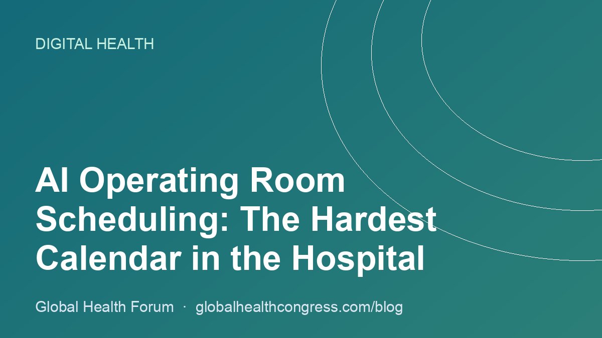 AI Operating Room Scheduling: The Hardest Calendar in the Hospital