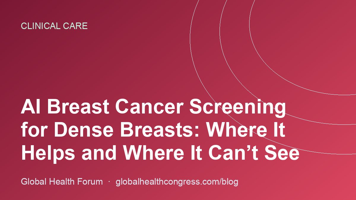 AI Breast Cancer Screening for Dense Breasts: Where It Helps and Where It Can’t See