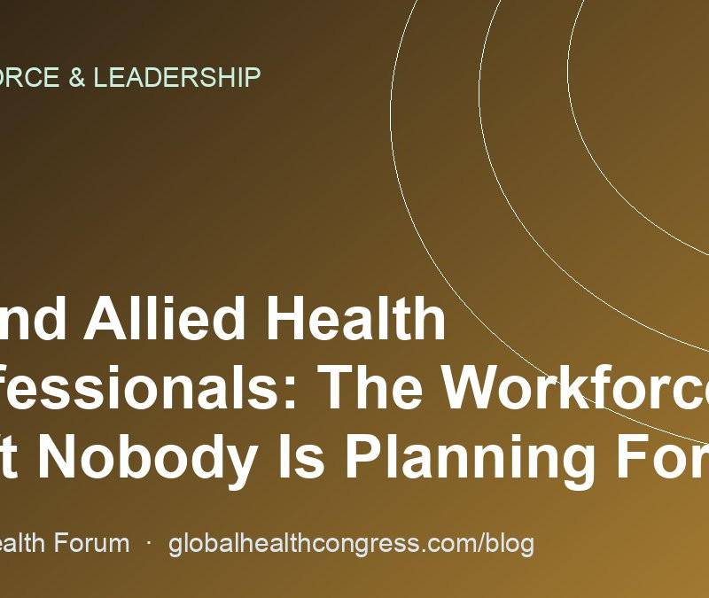 AI and Allied Health Professionals: The Workforce Shift Nobody Is Planning For