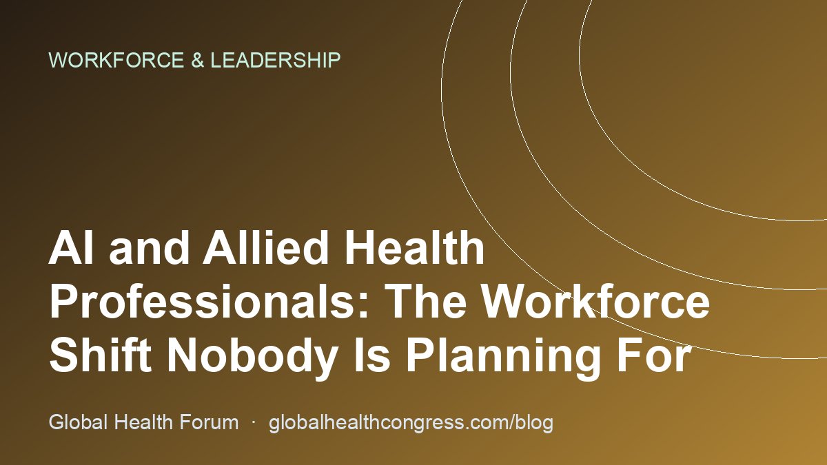 AI and Allied Health Professionals: The Workforce Shift Nobody Is Planning For