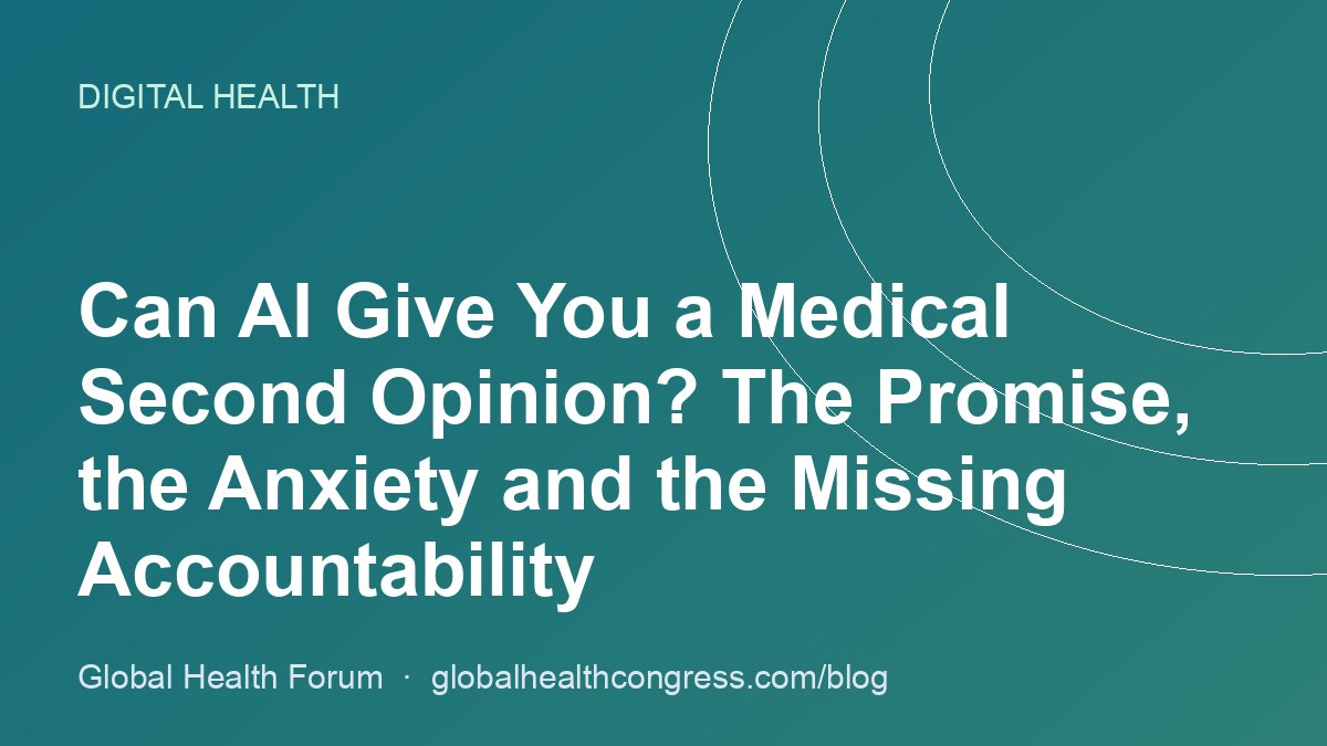 Can AI Give You a Medical Second Opinion? The Promise, the Anxiety and the Missing Accountability