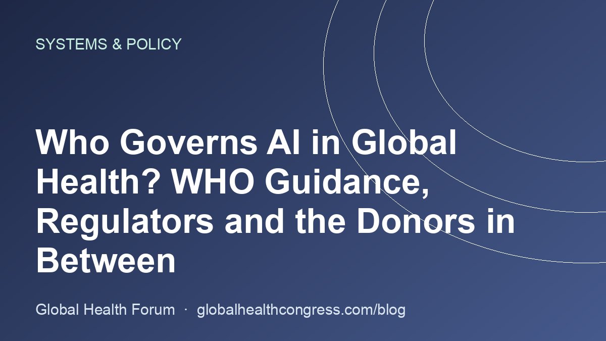 Who Governs AI in Global Health? WHO Guidance, Regulators and the Donors in Between