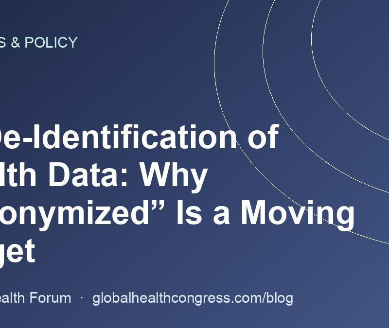 AI De-Identification of Health Data: Why “Anonymized” Is a Moving Target